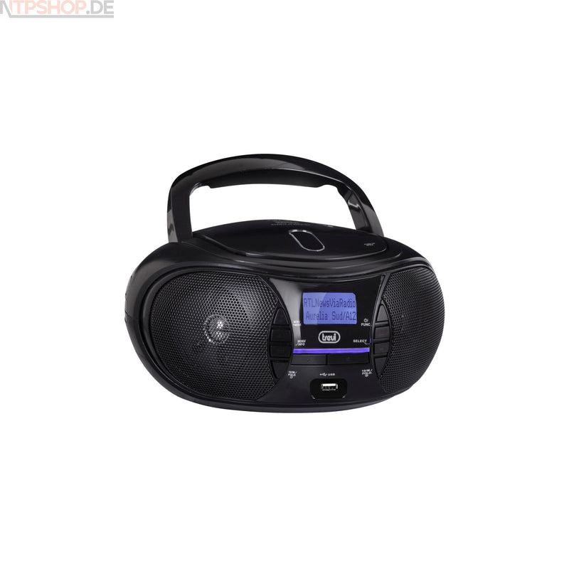Laden Sie das Bild in Galerie -Viewer, Trevi CMP581 DAB Tragbarer CD-Player mit DAB+, USB- und Aux-In-Anschluss - New-Tech-Products GmbH NTP NTPShop.de www.ntpshop.de www.new-tech-products.de all4living Onlineshop Online Store Gadgets Elektrogeräte