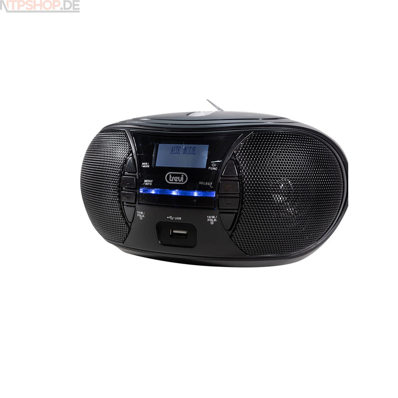 Laden Sie das Bild in Galerie -Viewer, Trevi CMP581 DAB Tragbarer CD-Player mit DAB+, USB- und Aux-In-Anschluss - New-Tech-Products GmbH NTP NTPShop.de www.ntpshop.de www.new-tech-products.de all4living Onlineshop Online Store Gadgets Elektrogeräte
