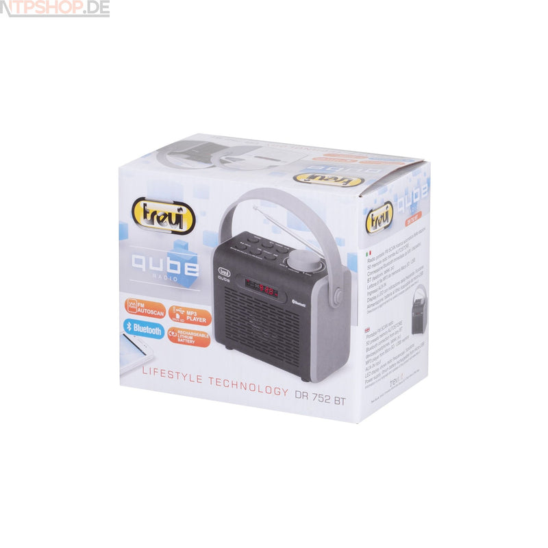 Laden Sie das Bild in Galerie -Viewer, Trevi DR 752 BT Tragbares Bluetooth Radio mit integriertem Akku - New-Tech-Products GmbH NTP NTPShop.de www.ntpshop.de www.new-tech-products.de all4living Onlineshop Online Store Gadgets Elektrogeräte