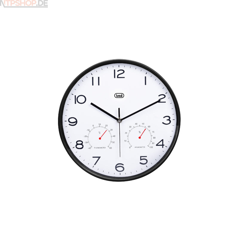 Laden Sie das Bild in Galerie -Viewer, Trevi OM 3510 T Elegante Wanduhr mit Thermometer und Hygrometer - New-Tech-Products GmbH NTP NTPShop.de www.ntpshop.de www.new-tech-products.de all4living Onlineshop Online Store Gadgets Elektrogeräte