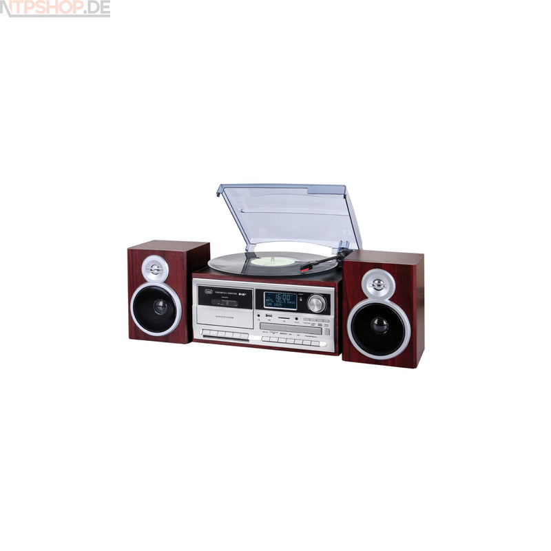 Laden Sie das Bild in Galerie -Viewer, Trevi TT 1072DAB Retro-Stereoanlage mit DAB+ - New-Tech-Products GmbH NTP NTPShop.de www.ntpshop.de www.new-tech-products.de all4living Onlineshop Online Store Gadgets Elektrogeräte