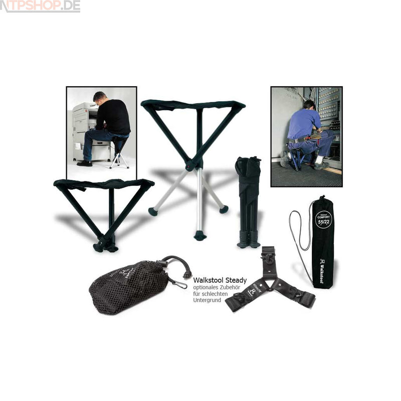 Laden Sie das Bild in Galerie -Viewer, Walkstool Comfort Dreibeinhocker - New-Tech-Products GmbH NTP NTPShop.de www.ntpshop.de www.new-tech-products.de all4living Onlineshop Online Store Gadgets Elektrogeräte