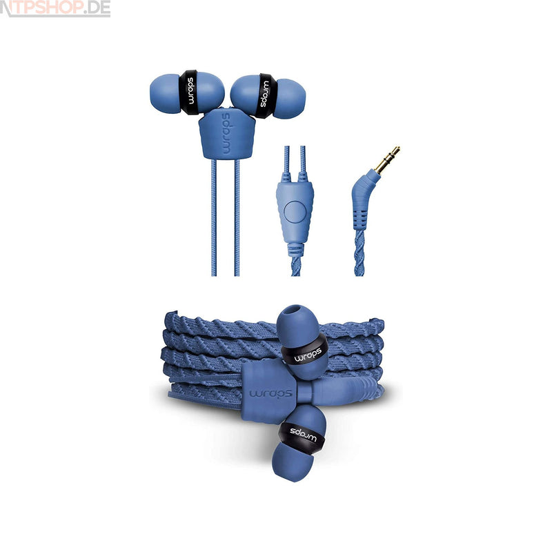 Laden Sie das Bild in Galerie -Viewer, Wraps WRAPSCDEN-V15M Kopfhörer Talk Line denim Headset mit Mikrofon - New-Tech-Products GmbH NTP NTPShop.de www.ntpshop.de www.new-tech-products.de all4living Onlineshop Online Store Gadgets Elektrogeräte
