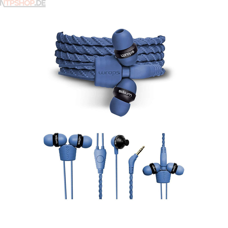Laden Sie das Bild in Galerie -Viewer, Wraps WRAPSCDEN-V15M Kopfhörer Talk Line denim Headset mit Mikrofon - New-Tech-Products GmbH NTP NTPShop.de www.ntpshop.de www.new-tech-products.de all4living Onlineshop Online Store Gadgets Elektrogeräte