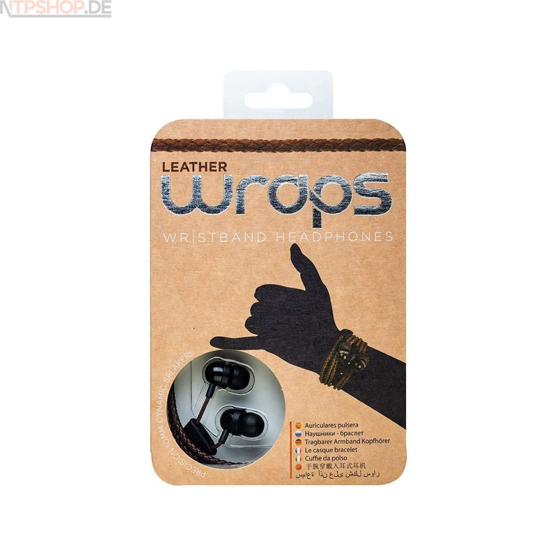 Laden Sie das Bild in Galerie -Viewer, Wraps WRAPSLBRN-V15M Midbass Natural Leder Tuscan Kopfhörer mit Mikrofon braun - New-Tech-Products GmbH NTP NTPShop.de www.ntpshop.de www.new-tech-products.de all4living Onlineshop Online Store Gadgets Elektrogeräte