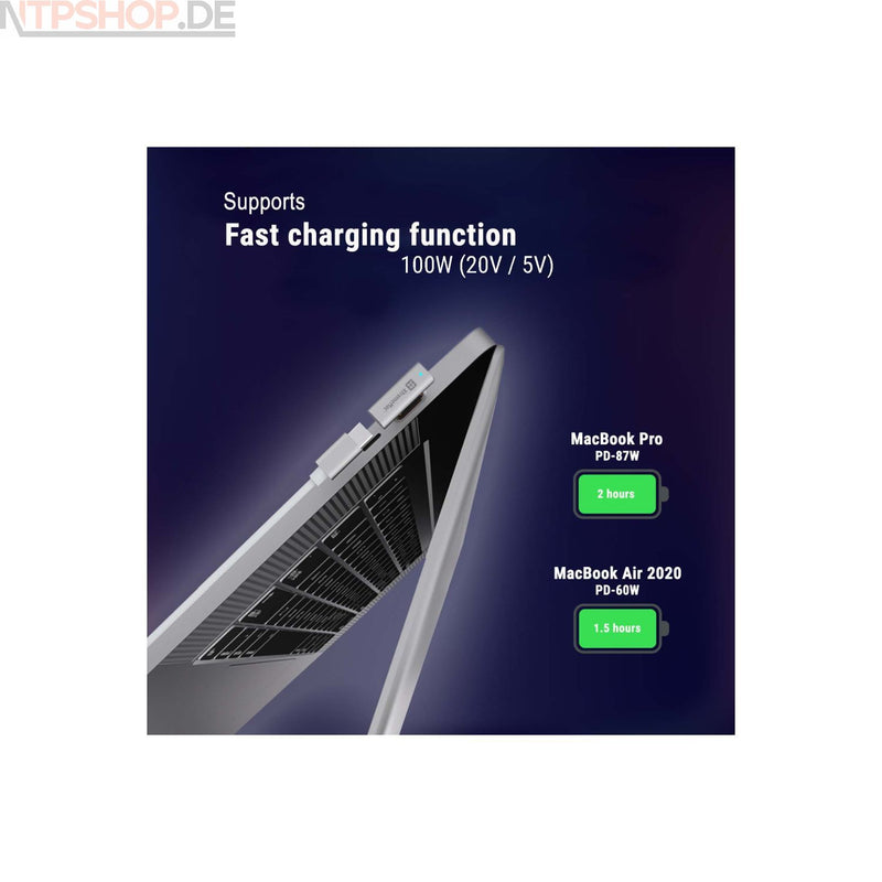 Laden Sie das Bild in Galerie -Viewer, XtremeMac XWH-MTA-13 Magnetischer Type-C Adapter USB-Adapter Magsafe kompatibel - New-Tech-Products GmbH NTP NTPShop.de www.ntpshop.de www.new-tech-products.de all4living Onlineshop Online Store Gadgets Elektrogeräte