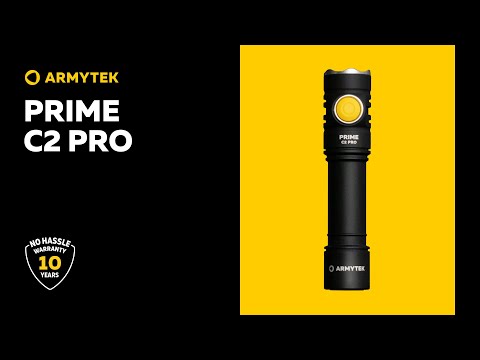 Laden und spielen Sie Video in Galerie -Viewer, Armytek Prime C2 Pro Magnet USB+18650 / XHP35 White Taschenlampe New-Tech-Products GmbH NTP NTPShop.de www.ntpshop.de www.new-tech-products.de all4living Onlineshop Online Store Gadgets Elektrogeräte