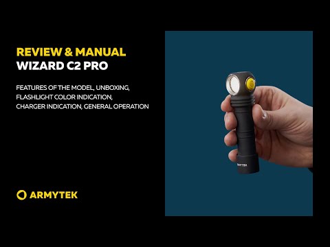 Laden und spielen Sie Video in Galerie -Viewer, Armytek Wizard C2 Pro Magnet USB+18650 / XHP50.2 Warm Taschenlampe Stirnlampe New-Tech-Products GmbH NTP NTPShop.de www.ntpshop.de www.new-tech-products.de all4living Onlineshop Online Store Gadgets Elektrogeräte