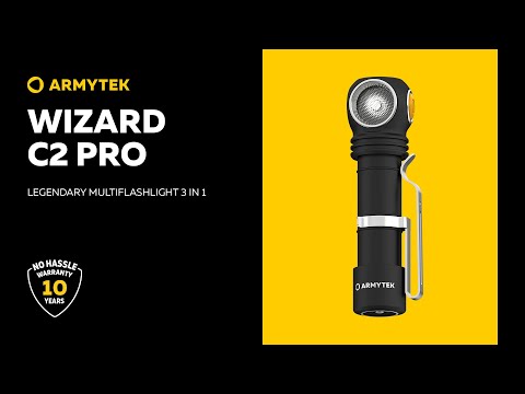 Laden und spielen Sie Video in Galerie -Viewer, Armytek Wizard C2 Pro Magnet USB+18650 / XHP50.2 Warm Taschenlampe Stirnlampe New-Tech-Products GmbH NTP NTPShop.de www.ntpshop.de www.new-tech-products.de all4living Onlineshop Online Store Gadgets Elektrogeräte