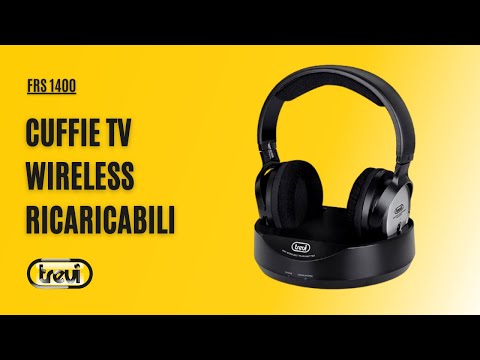 Laden und spielen Sie Video in Galerie -Viewer, Trevi FRS 1400 R Kabellose Kopfhörer mit einer Reichweite bis zu 100 Meter New-Tech-Products GmbH NTP NTPShop.de www.ntpshop.de www.new-tech-products.de all4living Onlineshop Online Store Gadgets Elektrogeräte