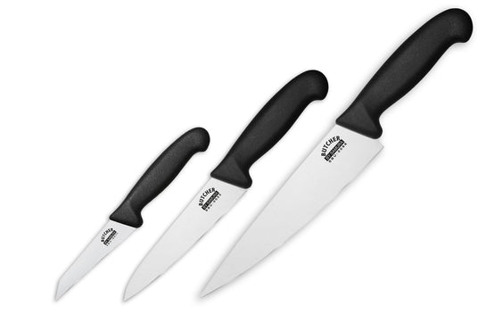 SAMURA  - BUTCHER 3-teiliges Küchenmesser-Set: Schälmesser, Allzweckmesser, Kochmesser - SBU-0220