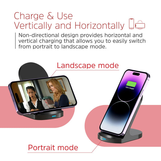 Energizer WCP108 - 15-W-Wireless-Ladestation mit kompaktem und casefreundlichem Design