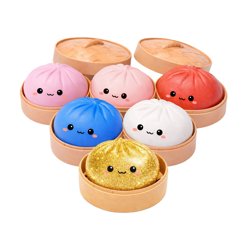 Laden Sie das Bild in Galerie -Viewer, Keykraft Lucky Bao Mini Dumpling 3 Stück (zufällige Farben)
