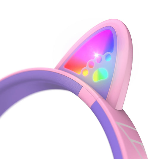 PowerLocus Bluetooth Overear Kopfhörer Bobo Cat Ears für Kinder