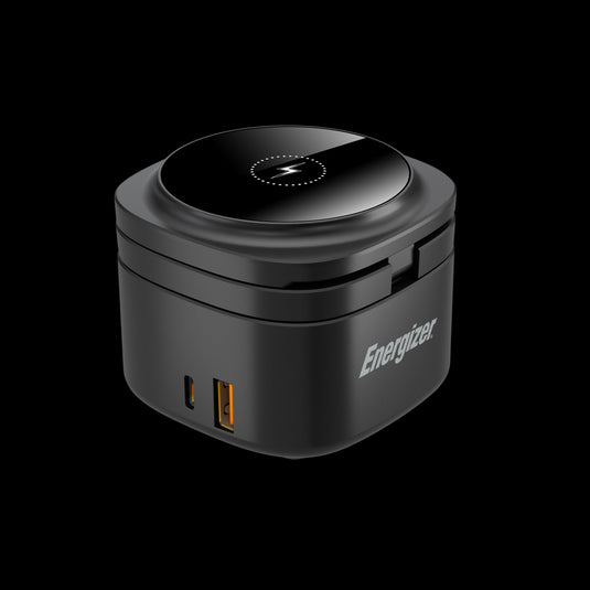 Energizer WCP311 - 3-in-1-Wireless-Ladestation mit 65 W USB-C PD und klappbarem Design