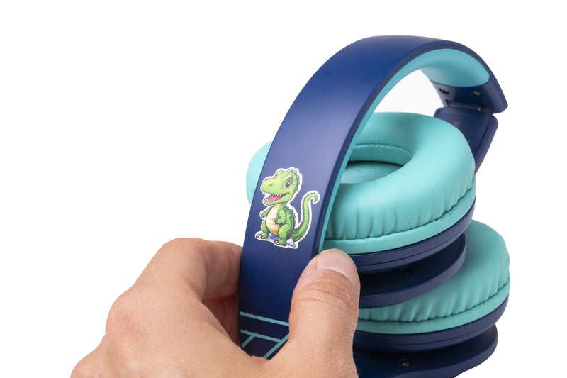 Laden Sie das Bild in Galerie -Viewer, PowerLocus Overear Kopfhörer PLED Kabelgebunden für Kinder
