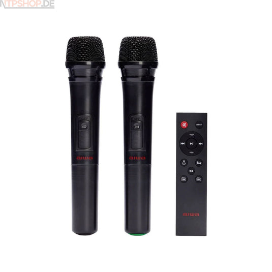 Aiwa KTBUS-900 Tragbares Karaoke Musiksystem mit LED Beleuchtung B-Ware