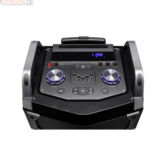 Aiwa KTBUS-900 Tragbares Karaoke Musiksystem mit LED Beleuchtung B-Ware