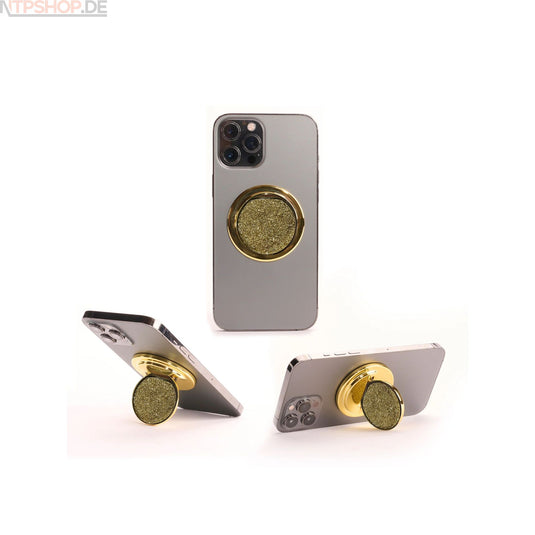 HANDL New York HO1000-GSGE Gold Sparkl magHANDL O PopSockets - New-Tech-Products GmbH NTP NTPShop.de www.ntpshop.de www.new-tech-products.de all4living Onlineshop Online Store Gadgets Elektrogeräte