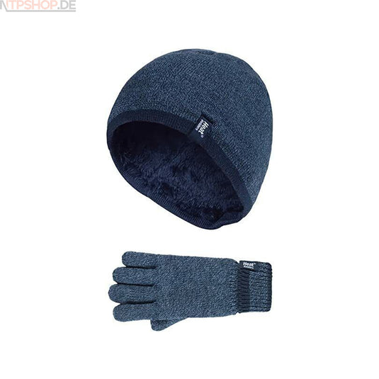 handschuhe heat holders Heat Holders BSKHG204BLU710 Kinder Mütze und Handschuhe Set in blau/gr – New-Tech-Products GmbH