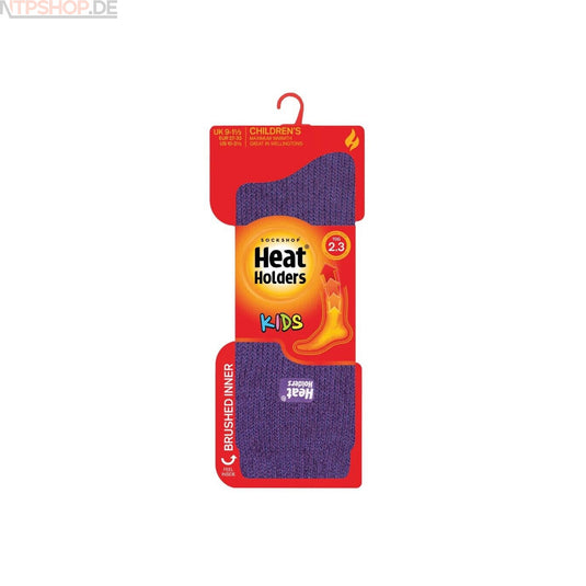 Heat Holders Kinder Socken Thermo Lila Gr. 34-39