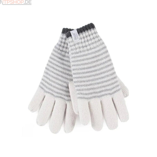 handschuhe gestreift Heat Holders OSLO Damen Handschuhe cream gestreift Thermohandschuhe – New-Tech-Products GmbH