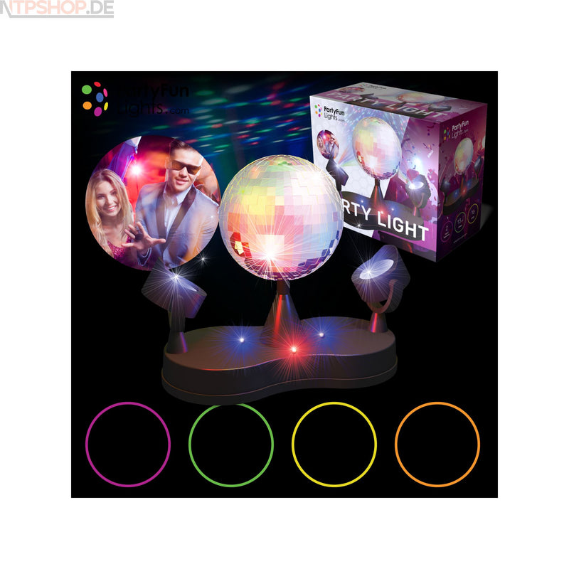 Laden Sie das Bild in Galerie -Viewer, PartyFunLights - TWIN PROJECT Party Light 5 Discolampe&quot; B-Ware (R2F4)
