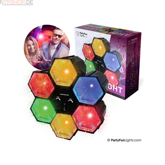 PartyFunLights Lichtorgel und Discolicht mit 30 LED´s - New-Tech-Products GmbH NTP NTPShop.de www.ntpshop.de www.new-tech-products.de all4living Onlineshop Online Store Gadgets Elektrogeräte