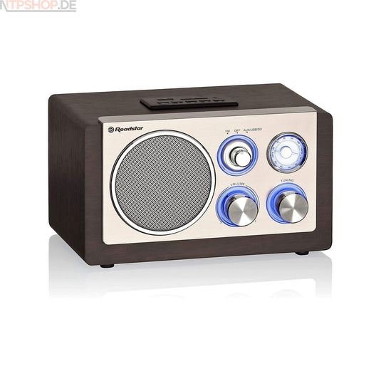 Roadstar HRA-1345N USWD Vintage Style Radio B-Ware (R1F1)