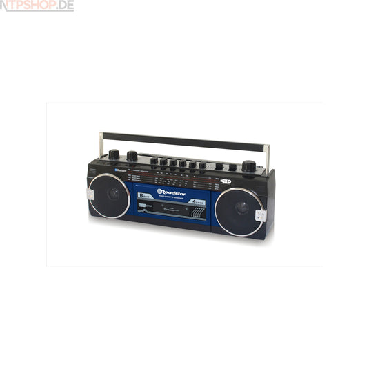 Roadstar RCR-3025EBT Vintage-Radio(Kassette, FM-Radio, Bluetooth, USB, SD, Kopfhörer-Anschluss) B-Ware (R2F1)