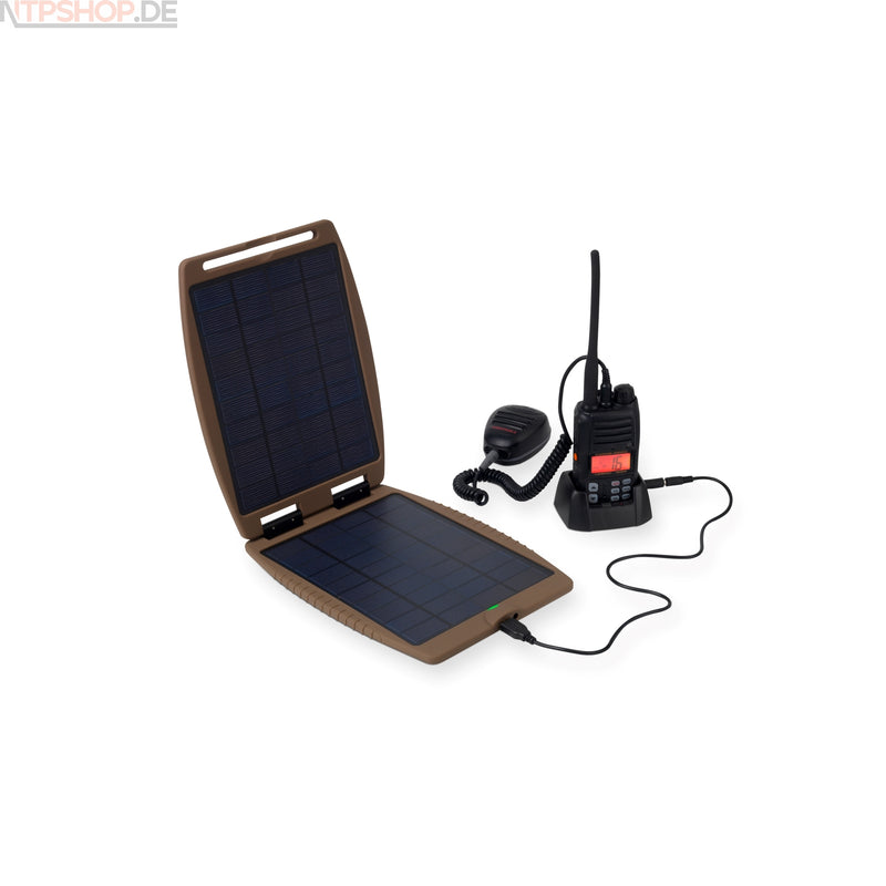 Laden Sie das Bild in Galerie -Viewer, Powertraveller Solargorilla Tactical PTL-SG002TAC Solarladegerät mit 10 Watt
