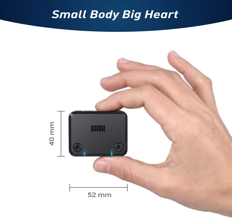 Laden Sie das Bild in Galerie -Viewer, August MR270HD Dual Bluetooth Transmitter - New-Tech-Products GmbH NTP NTPShop.de www.ntpshop.de www.new-tech-products.de all4living Onlineshop Online Store Gadgets Elektrogeräte
