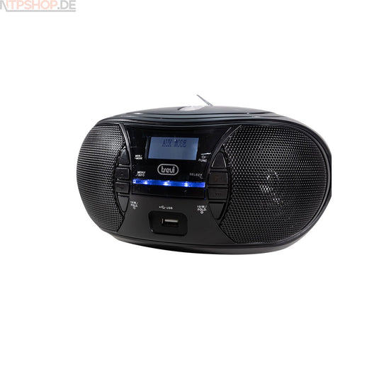 Trevi CMP581 DAB Tragbarer CD-Player mit DAB+, USB- und Aux-In-Anschluss - New-Tech-Products GmbH NTP NTPShop.de www.ntpshop.de www.new-tech-products.de all4living Onlineshop Online Store Gadgets Elektrogeräte