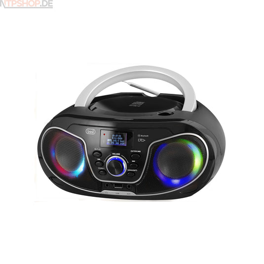 Trevi CMP 588 DAB CD-Player mit DAB+, USB- und Aux-In-Anschluss und LED Beleuchtung - New-Tech-Products GmbH NTP NTPShop.de www.ntpshop.de www.new-tech-products.de all4living Onlineshop Online Store Gadgets Elektrogeräte